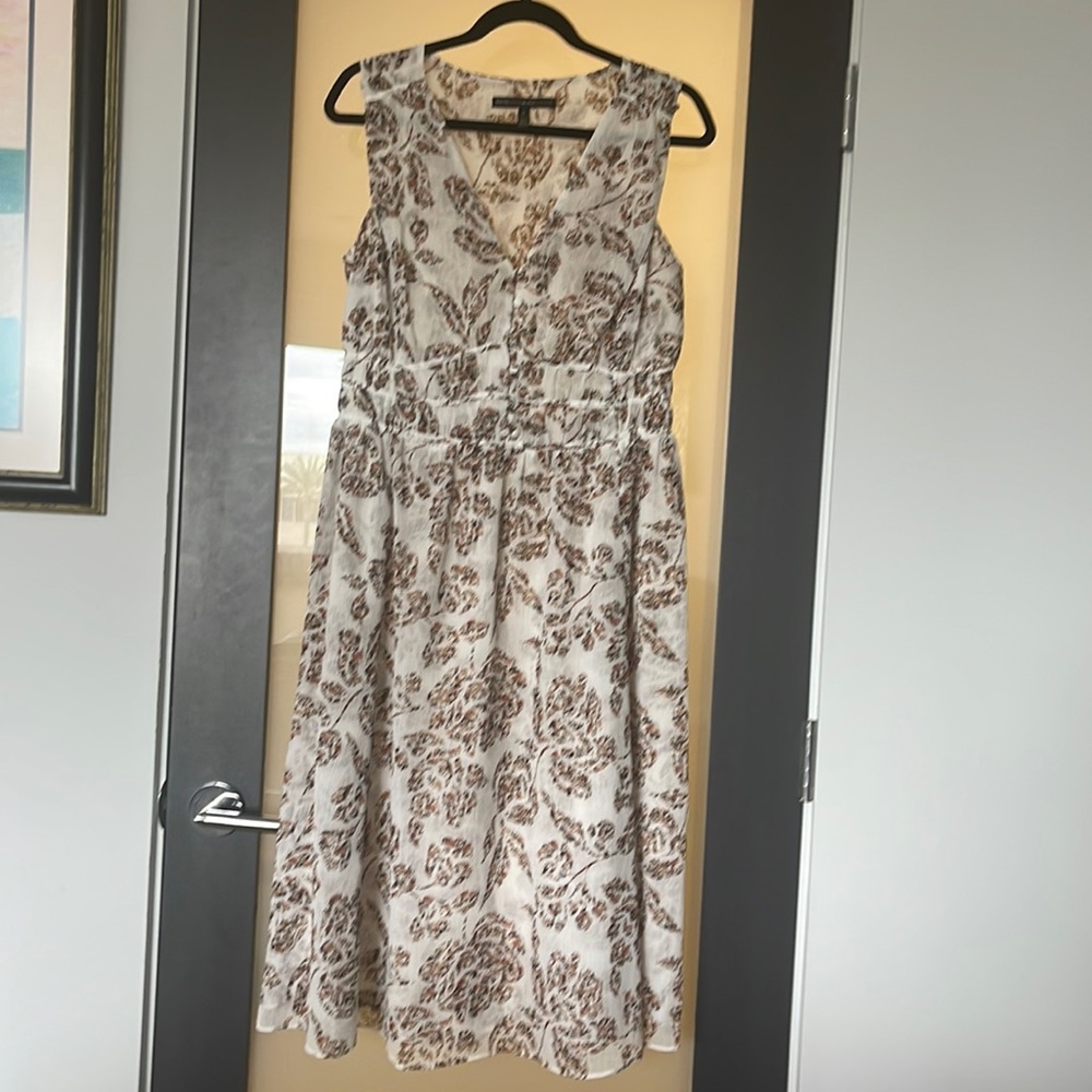 WHBM Floral print, Fit and Flare Dress